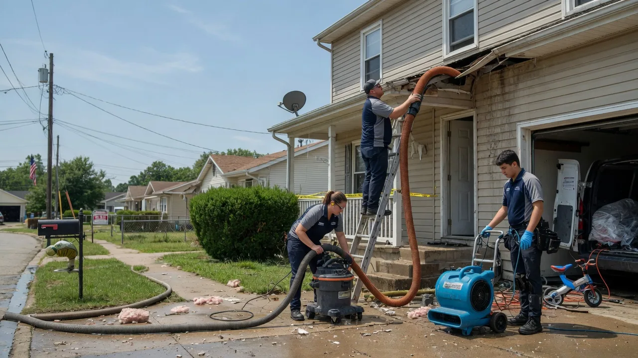 Water Damage Restoration in Brimfield, IL near me
